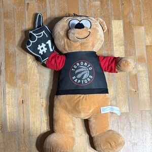 NBA Toronto Raptors #1 Fan Plush Bear